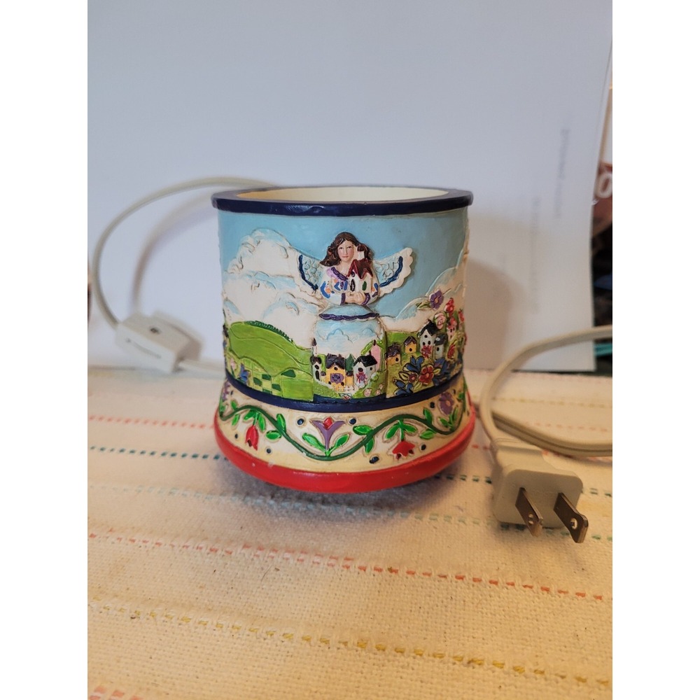 Jim Shore From Crazy Mountain Votive Angel Candle Warmer JSC5469